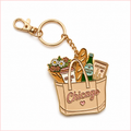 Chicago Market Tote Keychain & Bag Charm