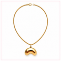 Chicago Bean Pendant Necklace