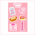 Chicago Icons Sticker Sheet