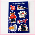 Chicago Game Day Sticker Sheet