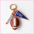 Chicago Game Day Football Bag Charm