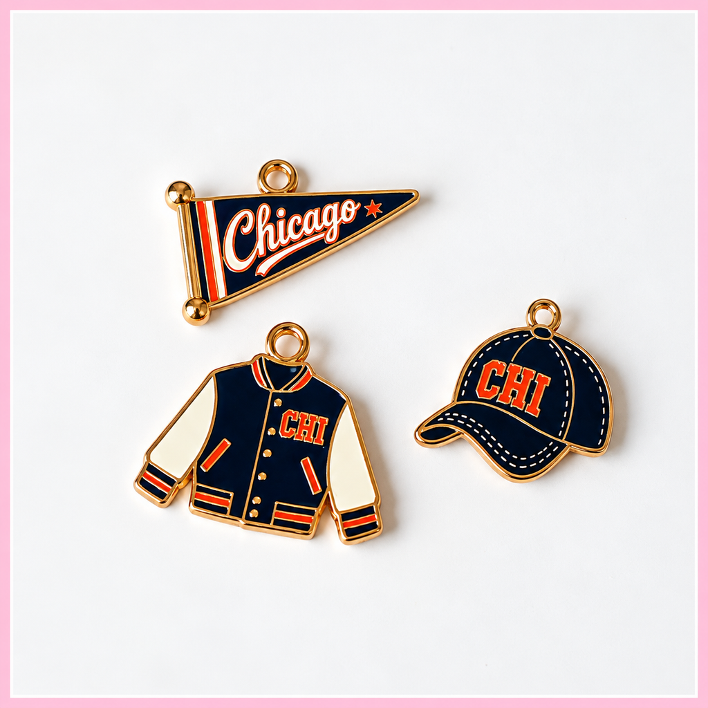 Chicago Game Day Charm Bracelet