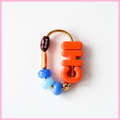 CHI City Beaded Carabiner Keychain