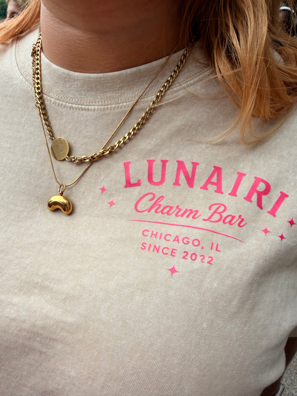 Chicago Bean Pendant Necklace